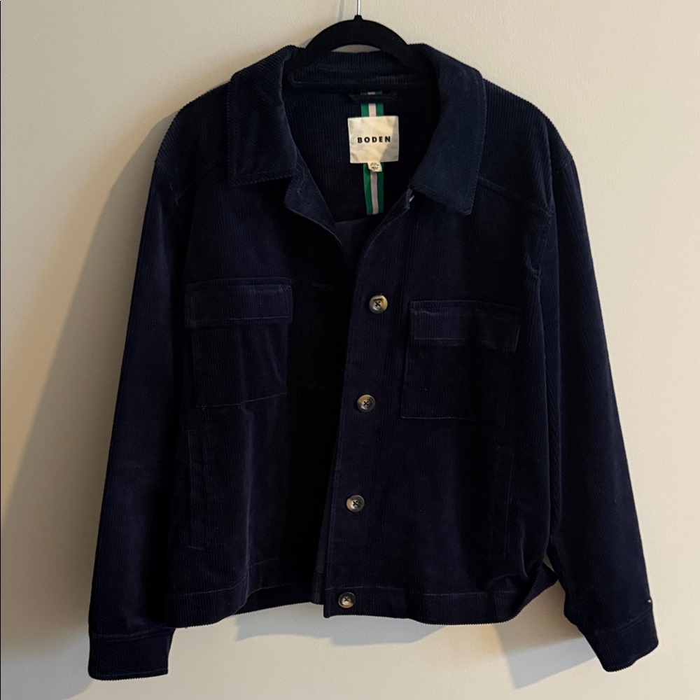 Boden Women’s Deep Blue Corduroy Jacket